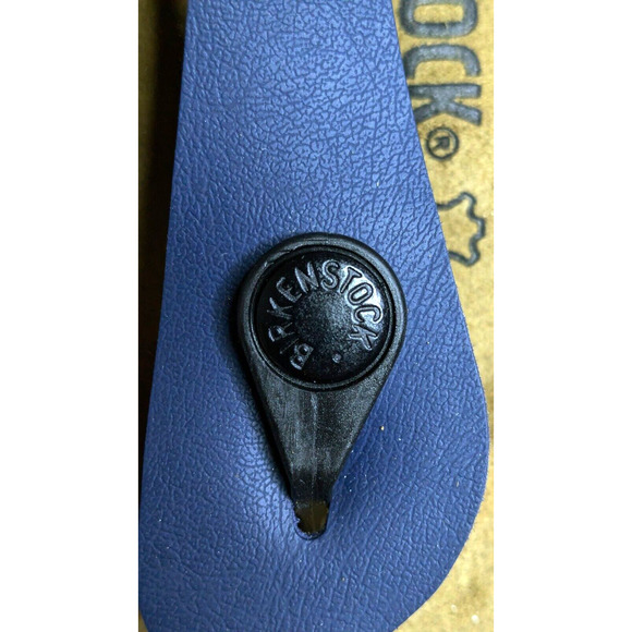 Birkenstock Shoes Womens 5 EU 36 Blue Gizeh Birko Flor Buckle Thong Sandal NEW - Picture 6 of 8